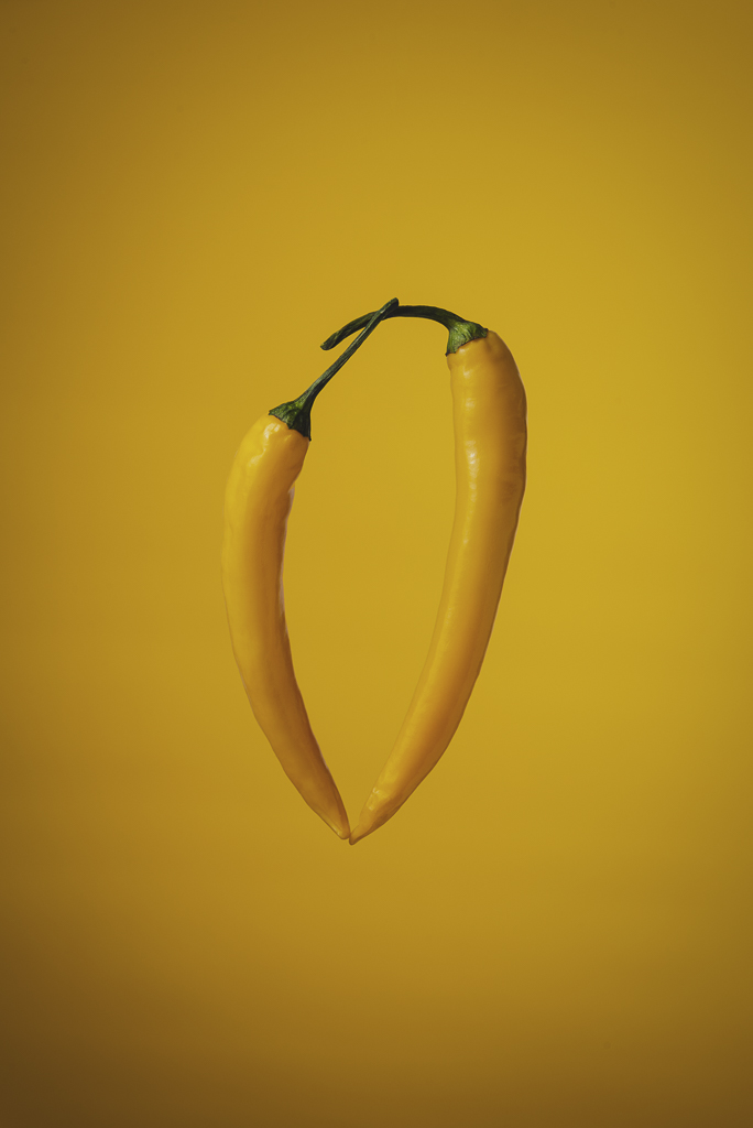 Fotografia produktu - żółte papryczki chilli